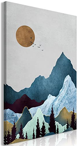 murando Cuadro Acústico Nordic Style 80x120 cm espuma acústica absorbe el sonido aislamiento lienzo de 1 pieza Impresión Artística Decoración de Pared Efecto 3D c-A-10005-b-a