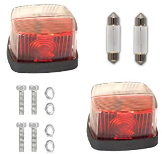 Generisch 2x Aspöck Squarepoint - Positionsleuchte Markierungsleuchte Begrenzungsleuchte Rot Weiß