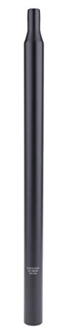 Amagogo Sattelstütze 33,9/34,9/450 / 550 Mm für Klappstütze, Schwarz, 34,9 x 550 mm