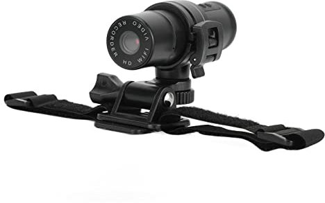 Mini Videocamera DV Sportiva, Videocamera WiFi HD 1080P Registratore Sportivo Impermeabile a 120 Gradi, per Videoregistratore per Auto Montato su Moto/casco, 1000 MAh