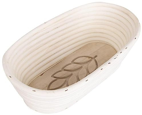 orion group Gärkörbchen für brot Gärkorb oval Brotkorb 1 kg 26x13 cm | Brotform Brotteig Brotbackzubehör Brotbackkorb