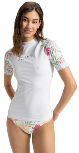 Roxy Sea Bloom in Full Moon Tankini baddräkt dam, Vitt och blått, S