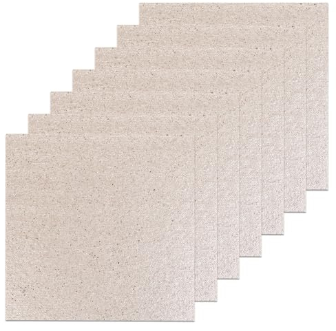 Sewokon Copertura per guida d'onda per microonde, foglio universale in mica, piastra in mica per forno a microonde, accessorio di ricambio per riparazione (7 pezzi, 13 x 13 cm)