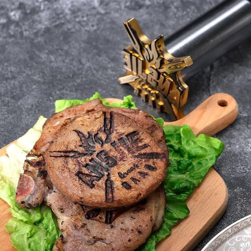 Custom Logo Brandeisen Für Lebensmittel, Brandeisen Für Steak, BBQ Brandeisen, Personalisiertes Fleisch Brandeisen, Brandeisen Für Holz Und Leder
