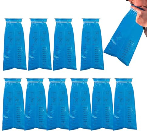 kotzbeutel im auto 10 pack kotbeutel im auto mit abgestufter markierung | kotzbeutel im auto mit abgestuften markierungen, 1000ml tragbare Übelkeitstüten, vo-tasche