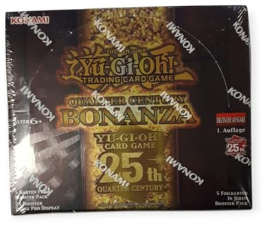Yu-Gi-Oh! Trading Card Game Quarter Century Bonanza Display Deutsche Ausgabe 1. Auflage