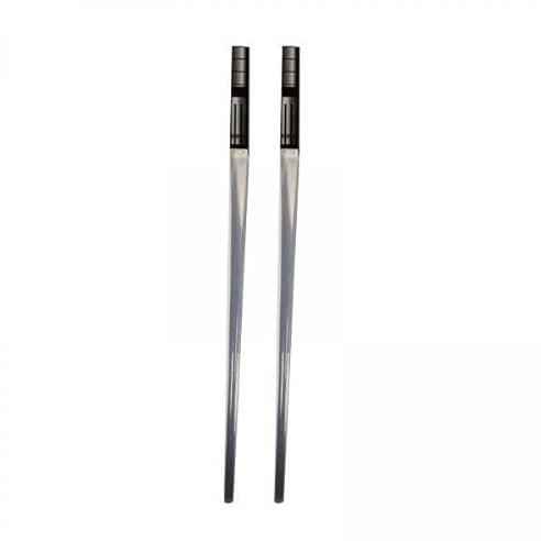 Gralara 2x Lightsaber Chopsticks, Light Up Glow Sticks Chopstick, LED Glowing Chopsticks for Club