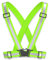 1 Piezas Verde Fluorescente Chaleco Reflectante.Alta Visibilidad Tirantes Reflectantes de Seguridad Elástica Ajustable, Accesorios de Seguridad, per attivitdall'aperto,Corsa