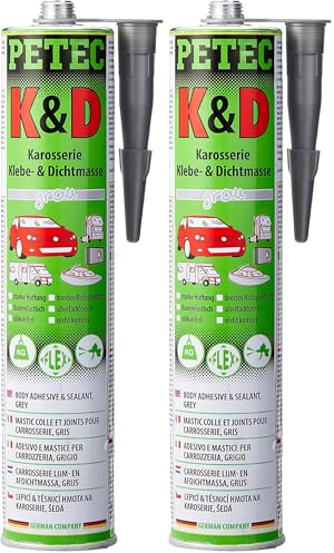 Klebe und Dichtmasse Karosseriekleber Grau 310 ml (Packung mit 2)