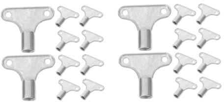 NUOBESTY 20pcs Radiator Valve Tool Allen Key for Bleeding Metal Plumbing for Faucet and Heater