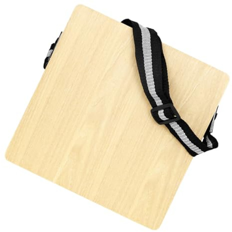 Holzcajon Kastentrommel mit Schultergurt für Professionelle Bühnenauftritte | China Asche, Schlagfell mit Snaresystem, Tragbar und Leicht, Schönes Design, Inklusive Tragegurt Zufälliger Stil