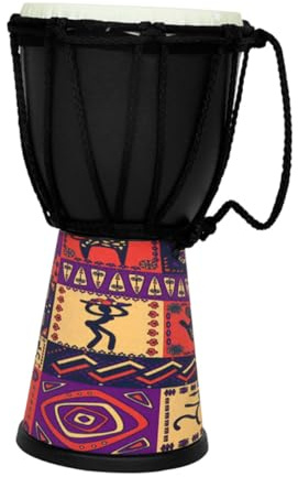 TOYANDONA Djembe Handtrommel Für Anfänger Kinder 4 Zoll Leichtes Schlaginstrument Sicherer Kunststoff Bunt