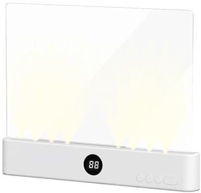 Eoixuqba - Lámpara de lectura recargable, con temporizador, 3 colores – Lámparas de lectura para leer por la noche, para mujeres, hombres, lectores, casa, viajes, oficina, escuela, cumpleaños, Navidad