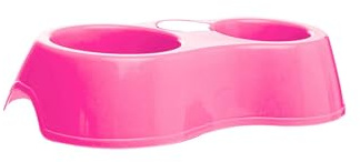 Macaron Shaped Pet Bowl Set, Cute Small Oval Dual Feeder for Food and Water, Non-Slip Double Bowl for Puppy Kittens and Small Pets
