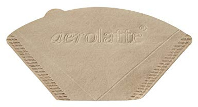 aerolatte Coffee Filter Papers, No. 2 Size, Pack of 80, Beige, 0.1 x 10.5 x 16 cm, 0086