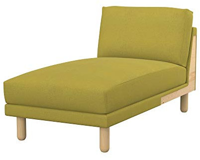 Soferia Überzug Kompatibel Mit Norsborg Anbau Recamiere Sofasitzbezug Sitzkissenbezug Chaiselongue-Bezug Husse Wasserabweisend Fleckschutz Softi Gelb