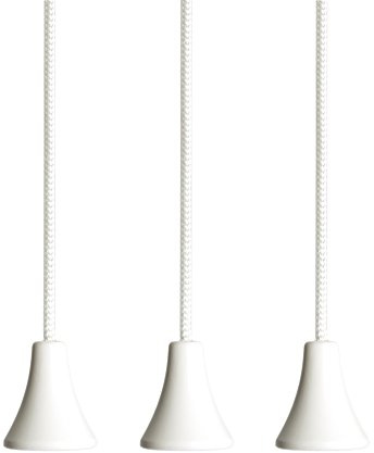sleeklight Pull Cord String for Bathroom Light or Ceiling Switch, with Antibacterial Protection. (3)