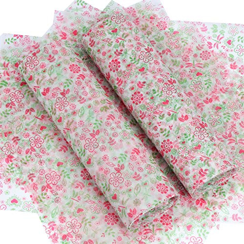 TsunNee Food Wrapping Paper, Wax Paper, Cake Wrappers, Gift Wrapping Paper for Crafting Cheese, 9.8 x 8.6inches, 100-Pack