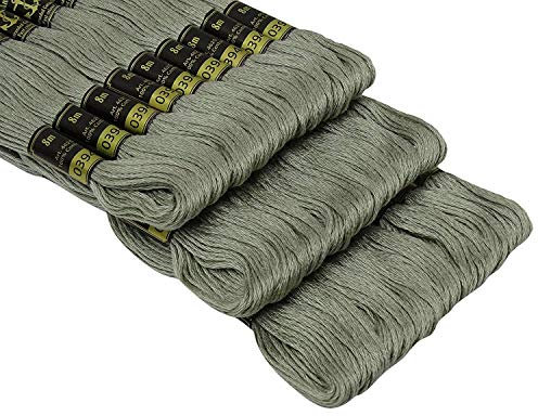 Anchor – Grau (0394) – DESI HAWKER – Set aus 6 Lagen Garn Garnknäuel Kreuzstich Sticktwist Sticktwist