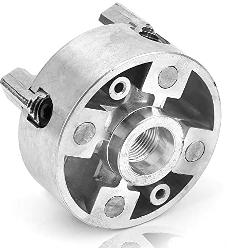 Drehfutter, Z011A Zinklegierung 4-Backen-Spannfutter Mikrometallisches Drehmaschinen-Spannzubehör für Mini-Metalldrehmaschine