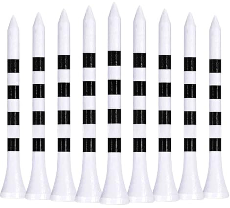 LIKOSO Bambus Golf Tees 100 Stück 70mm Lang Tee Golf Zubehör