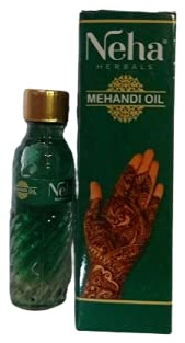 Neha Huile de henné Mehandi - 1 x 6 ml - Pour renforcer les peintures au henné - 6 ml