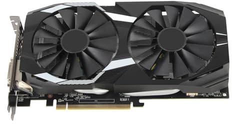 ASHATA RX 590 8GB GDDR5 Grafikkarte, 256 Bit, Gaming Optimiert, Leise Verlustleistung, PCI Express 3.0 X16, 3 X DisplayPort, 1 X HDMI