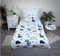 Theonoi Parure de lit complète pour Enfant et bébé - Housse de Couette 100 x 135 cm et taie d'oreiller 40 x 60 cm - en Coton Öko-Tex Standard (Dinosaure)