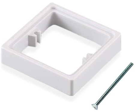 SEEOR Single Socket Spacer 20mm Light Switches Switches Accessory for Increased Installation Space & Compatibility
