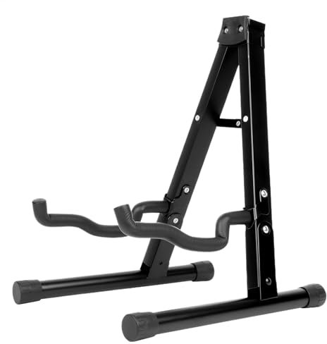 Generisch Metal -Gitarren -Rack, Akustikgitarren -Rack - Verstellbarer Metal -Gitarrenständer | Musikinstrumente Accessoires, tragbarer Ukulele -Organisator für Bässe, Banjos