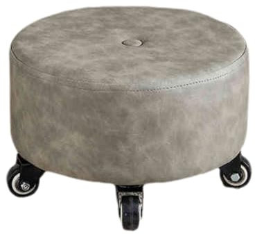 Peakjune Niedriger Rollsitzhocker,Niedriger Rollensitz,Flaschenzughocker,360 ° drehbarer Low Roller seat,Hocker mit Flaschenzug,Beweglicher niedriger Hocker auf Rollen,Leicht zu bewegen.