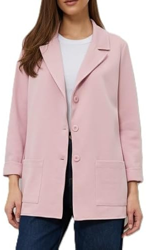 Ballandoro Blazer Donna Elegante Lungo - Giacca per Completo Cerimonia Made in Italy, Coprispalle Cardigan Taglie Forti Primavera Estate Curvy (IT, Testo, XXL, Regular, Regular, Rosa)