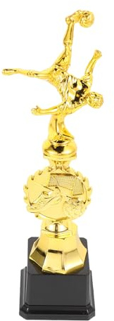 Veemoon Coppa di Calcio in Plastica Oro Resistente e Robusto Design Elegante, Come Premio per Competizioni e Bomboniere per Partite di Calcio Riutilizzabile