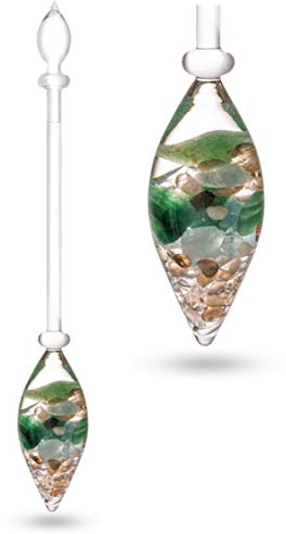 VitaJuwel FOREVER YOUNG Edelsteinphiole mit Aquamarin, Aventurin, Rauchquarz & Bergkristall für Detox und Gelassenheit