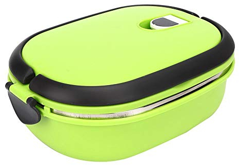 BGDR Contenitore per Il Pranzo in Acciaio Inossidabile, Contenitore per Alimenti Termo-Termico in Acciaio Inossidabile con Isolamento Portatile per Picnic all'aperto(Layer)