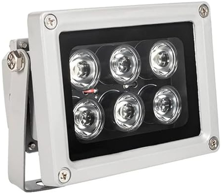 Infrarot-Beleuchtung, 940 nm, 6 LEDs, 30 Grad, Weitwinkel, IR-Beleuchtung für Nachtsicht, wasserdichtes LED-Infrarotlicht für IP-Kamera, CCTV-Überwachungskamera