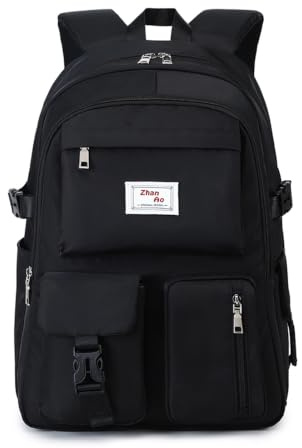 FANDARE Beiläufig Rucksack Schulrucksack Schulranzen Daypacks mit Laptopfach für 15.6 Zoll Tagesrucksack Mädchen Junge Schultaschen für Universität Reisen Freizeit Arbeit Wasserdichtes Polyester