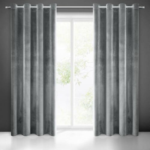 Una tenda leggera e vellutata in morbido tessuto 140 cm x 250 cm
