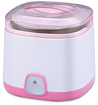 HMTE Yogurt Maker, eléctrico multifunción Revestimiento de Acero Inoxidable Cocina Yogurt Maker automático Digital Yogurt Maker máquina con Temperatura Establecida