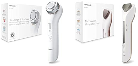 Panasonic EH-XR10, Radiofrequenz – und Ultraschallgerät für das Gesicht & Enhancer EH-XT20, effektive Gesichtspflege, Gesichtsreinigung, strahlendes Hautbild, mit Mikrostrom, Kosmetik, Beauty