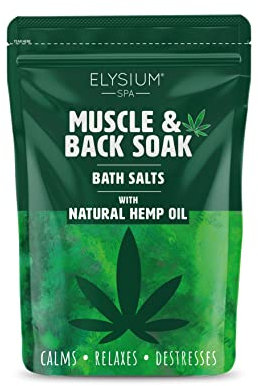 Elysium Spa Muscle & Bath Soak With Hemp Oil