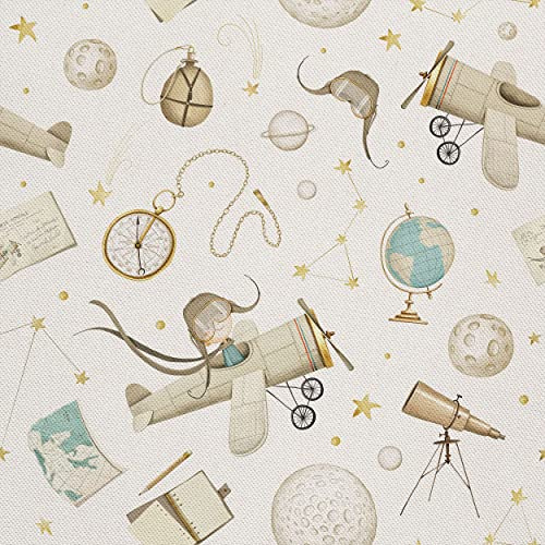 HEKO PANELS Stoff Oxford wasserdichte Meterware Canvas-Stoff Polyester Stoff Zum Nähen Nähstoffe Dekostoffe Wasserabweisend Blickdicht Pilot Himmel 2 Meter 155 x 200 cm