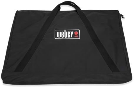 Weber 7035 Full-Size Storage Bag-300 Series Griddle Cover, Black