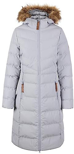Trespass Womens Padded Casual Jacket Audrey Platinum in Size - 16