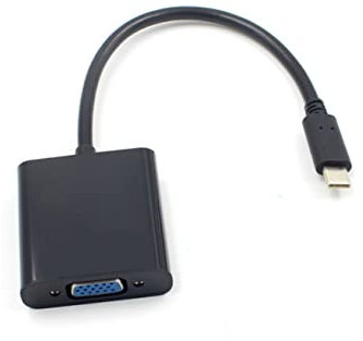 Housoutil Câble Adaptateur USB-c vers Vga Connecteur Mâle USB-c à Femelle Vga Support Résolution pour TV Et Moniteur