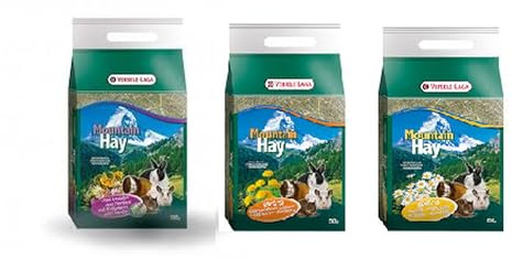 Versele Laga - 3 pezzi di fieno di montagna. Gusti: CAMOLILLA-ERBA-DENTE di LEONE