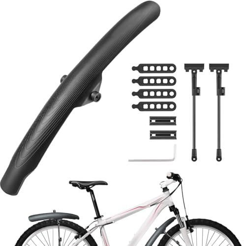 Paraspruzzi bici - Paraspruzzi bici rapidamente rimovibile | Schermo parapioggia regolabile per ciclismo in città, mountain bike e ciclismo su strada