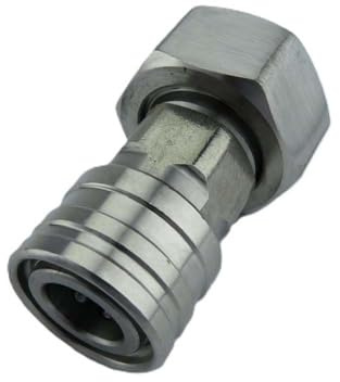 Conector de manguera de agua de 3/4 pulgadas GHT hembra a enchufe rápido de 1/4, adaptador universal de manguera de jardín a lavadora a presión para boquilla de lavado de coche y accesorio de rociador