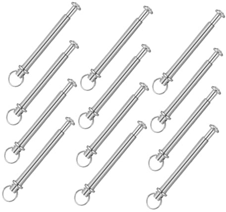 SHINEOFI 12 Set Kit Riparazione Ventagli Pieghevoli ad e per Sostituzione Manuale Accessori Resistenti per Ventagli da Te Pin per Mano Multifunzionali e Sicuri