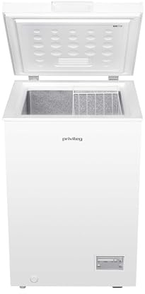 Privileg PRCF 984 E Congelatore/Capacità utile 98 l/Funzione Super congelatore/Allarme ottico di temperatura/Piedini regolabili in altezza anteriori/Controllo elettronico, Bianco